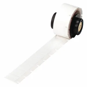 BRADY PTL-7-423 Precut Label Roll, 1/2 x 1/2 Inch Size, Halogen Free Polyester, White, 500 Labels | CP2LMA 3PYH6