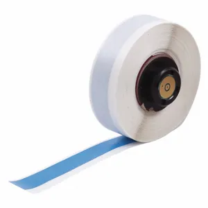 BRADY PTL-8-439-BL Continuous Label Roll, 1/2 Inch X 50 Ft, Vinyl, Blue, Outdoor | CP2JCH 3TJA4