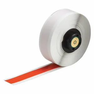 BRADY PTL-8-439-OR Continuous Label Roll, 1/2 Inch X 50 Ft, Vinyl, Orange, Indoor/Outdoor | CP2JCT 3THZ9