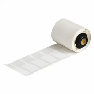 BRADY PTLFP-01-425 Precut Label Roll, P-Style, 1 13/16 x 25/32 Inch Size, Polypropylene, White | CP4LKT 34CH99