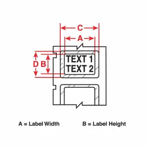 BRADY PTPSL-50-428 Precut Label Roll, 1 21/32 x 3 Inch Size, Metallized Polyester, Gray, 100 Labels Per Roll | CU6RUR 42X483