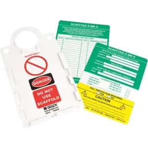 BRADY SCAF2-STHUSAA Scafftag(r) Ii Kit 11-1/2 x 6 In | AC9EYV 3GAM5