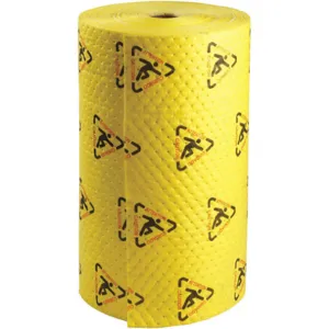 BRADY SPC ABSORBENTS CH30DP Absorbent Roll Yellow 40 Gallon 30 Inch Width | AC2VKY 2NCN5