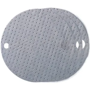 BRADY SPC ABSORBENTS DTA25 Drum Top Absorbent Pad 6 Gallon - Pack Of 25 | AE3UBA 5FZ83