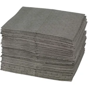 BRADY SPC ABSORBENTS GP100-B Absorbent Pads Gray 30 Gallon - Pack Of 100 | AA7DRA 15U850