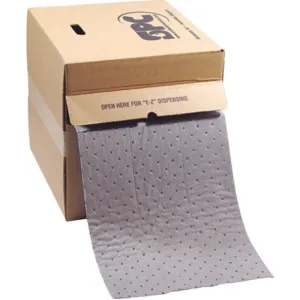 BRADY SPC ABSORBENTS HT555 Absorbent Roll 15 Inch Width Gray 23 Gallon | AE6MKL 5TZX2