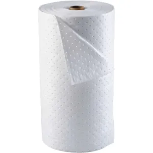 BRADY SPC ABSORBENTS OP30P Absorbent Roll 30 Inch Width White 49 Gallon | AE6TXD 5UZ61