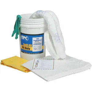 BRADY SPC ABSORBENTS SKA-BKT-TAA Spill Kit 6.5 gal Universal TAA | AH9ULB 42X751