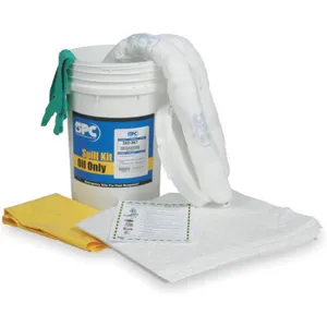 BRADY SPC ABSORBENTS SKA-BKT Spill Kit 9 Gallon Universal | AC2VKZ 2NCN6