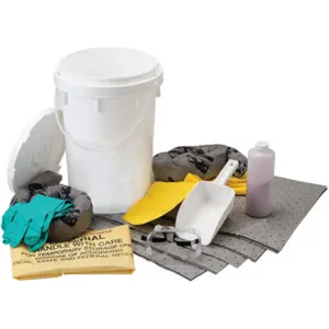 BRADY SPC ABSORBENTS SKA-BKTBASE Base Neutralizing Spill Kit 5 Gallon | AH9ULF 42X760