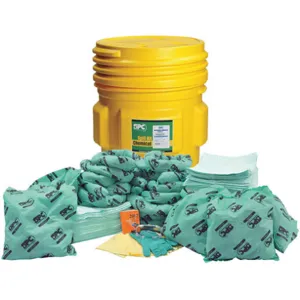 BRADY SPC ABSORBENTS SKH65 Spill Kit 65 Gallon Chemical | AD4RAG 42X749