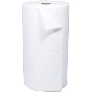 BRADY SPC ABSORBENTS SXT30DP Absorbent Roll White 37 Gallon 30 Inch Width | AD2MPJ 3RPA3