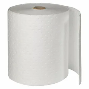 BRADY SPC19150 Absorbent Roll, 70 Gal, Not Perforated Perforated Size, Bale, White, Oil-Only | CT7WCM 436N19