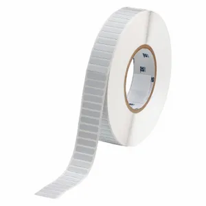 BRADY THT-103-717-10 Precut Label Roll, 1/4 Inch X 1 Inch, Polyimide, White, 10000 Labels Per Roll | CP2JZL 20XX11