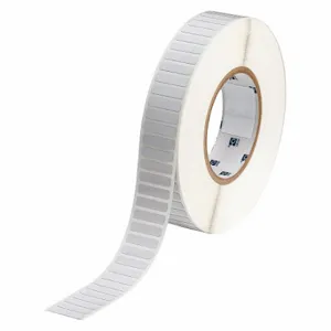 BRADY THT-103-727-10 Precut Label Roll, 1/4 Inch X 1 Inch, 1 13/64 Inch, Polyimide, White | CP2JZJ 20XX55