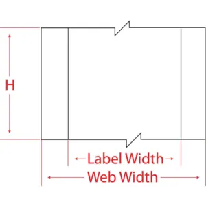 BRADY THT-107-486 Wire Marker Polyester | AH2VLB 30DY56