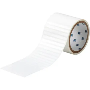 BRADY THT-11-423-10 Label 1/4 Inch Width Polyester White | AC3JNN 2TYR5