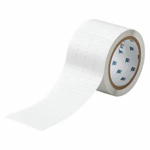 BRADY THT-14-719-10 Precut Label Roll, 13/64 Inch X 21/32 Inch, Polyimide, White, 10000 Labels Per Roll | CP2KDE 20XX16