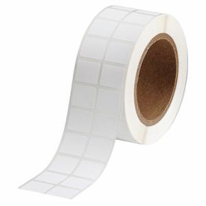BRADY THT-140-488-3 Precut Label Roll, 3/4 Inch X 29/32 Inch, 29/32 Inch, Autoclavable Cryogenic Polyester | CP2KFY 18CE12