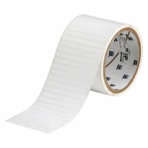 BRADY THT-142-423-2.5 Precut Label Roll, 13/64 x 2 1/2 Inch Size, Halogen Free Polyester, White, 2, 500 Labels | CP2LTD 22MX83