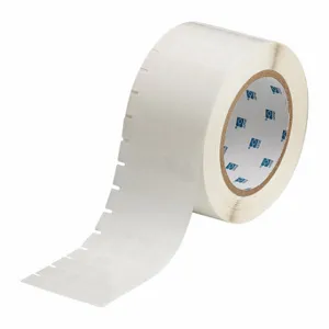 BRADY THT-149-430-10 Precut Label Roll, 1/2 x 1/2 Inch Size, 1/2 Inch Size, Autoclavable Polyester, Clear | CP2JYD 22MX90