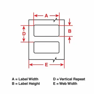 BRADY THT-25-423-1 Precut Label Roll, 4 x 6 Inch Size, Halogen Free Polyester, White000 Labels | CP2LFP 34CJ17