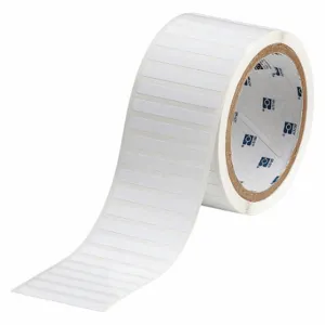 BRADY THT-15-423-2.5 Precut Label Roll, 1/4 x 2 Inch Size, 2 13/64 Inch Size, Halogen Free Polyester, White, 2 | CP2LHJ 22MX72