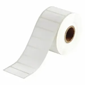 BRADY THT-155-490-1.5-SC Precut Label Roll, Rectangle, 5/8 x 1 5/8 Inch Size, Cryogenic Autoclavable Polyester | CR8RNX 56KG11