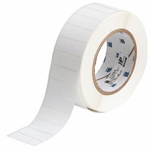 BRADY THT-155-490-3 Precut Label Roll, Rectangle, 19/32 Inch X 1 5/8 Inch, Cryogenic Autoclavable Polyester | CR8PLJ 18CT61