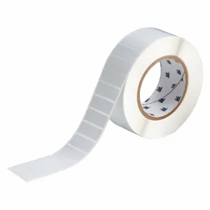 BRADY THT-155-492-3 Precut Label Roll, Rectangle, 19/32 x 1 5/8 Inch Size, Polyester, White | CR8PLM 31EC95