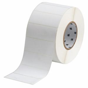 BRADY THT-158-490-3 Precut Label Roll, Rectangle, 1 1/2 Inch X 3 3/4 Inch, Cryogenic Autoclavable Polyester | CR8PHZ 18CT65