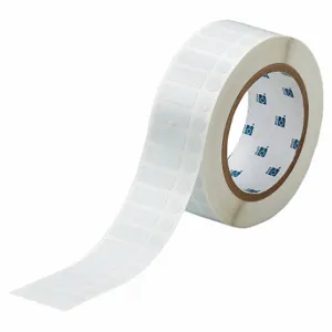 BRADY THT-163-492-3 Precut Label Roll, Rectangle, 3/8 Inch X 1 Inch, Polyester, White, 0.6 Ml Vial/Tube Size | CR8RNJ 18CT66