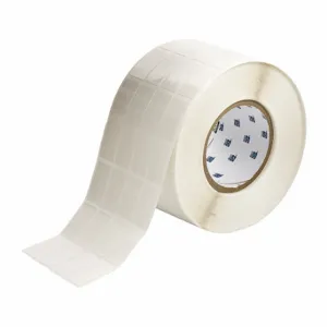 BRADY THT-165-498-5 Precut Label Roll, 1 7/16 x 51/64 Inch Size, Vinyl, White, 5000 Labels | CP2JTW 22MY06