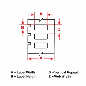 BRADY THT-17-430-1.5-SC Precut Label Roll, 1 x 2 Inch Size, Polyester, Autoclavable, Clear, 500 Labels Per Roll | CU6RUX 34CJ14