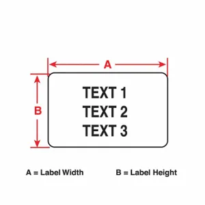 BRADY THT-179-7425-2-SC Precut Label Roll, Square, 1 x 1 Inch Size, Cryogenic Autoclavable Polypropylene, White | CR8RPA 34CJ15