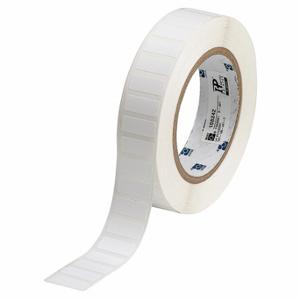 BRADY THT-195-481-3 Precut Label Roll, 3/8 Inch X 29/32 Inch, Autoclavable Polyester, White | CP2KHP 18DC62