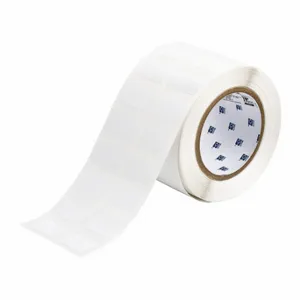 BRADY THT-22-423-2 Precut Label Roll, 3/4 x 1 1/4 Inch Size, 3 11/32 Inch Size, Halogen Free Polyester, White | CP2KGG 22MX69