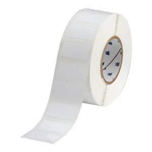 BRADY THT-23-423-2 Precut Label Roll, 1 x 2 Inch Size, 2 7/16 Inch Size, Halogen Free Polyester, White, 2 | CP2JVG 22MX68