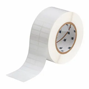 BRADY THT-31-423-10 Precut Label Roll, 3/8 x 1 3/32 Inch Size, 2 1/2 Inch Size, Halogen Free Polyester, White | CP2LQZ 22MX84