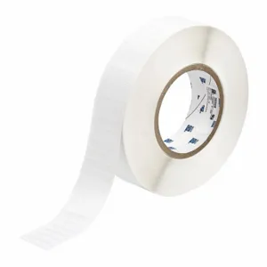 BRADY THT-43-423-10 Precut Label Roll, 1/4 x 1 1/4 Inch Size, 1 29/64 Inch Size, Halogen Free Polyester, White | CP2KBE 22MX77