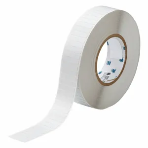 BRADY THT-43-719-10 Precut Label Roll, 1/4 Inch X 1 1/4 Inch, Polyimide, White, 10000 Labels Per Roll | CP2JZE 20XX31