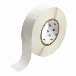 BRADY THT-45-423-10 Precut Label Roll, 1/4 x 1 1/2 Inch Size, 1 45/64 Inch Size, Halogen Free Polyester, White | CP2KBB 22MX62