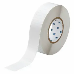 BRADY THT-45-719-10 Precut Label Roll, 1/4 Inch X 1 1/2 Inch, Polyimide, White, 10000 Labels Per Roll | CP2JYY 20XX35