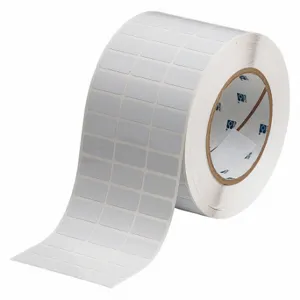 BRADY THT-5-718-10 Precut Label Roll, 1/2 Inch X 1 Inch, 3 11/32 Inch, Polyimide, White | CP2JWQ 20XX45