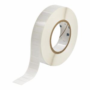 BRADY THT-59-423-10 Precut Label Roll, 1/2 x 1 Inch Size, Halogen Free Polyester, White, 5000 Labels | CP2JXU 22MX65