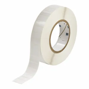 BRADY THT-59-483-10 Precut Label Roll, 1/2 x 1 Inch Size, 1 13/64 Inch Size, Polyester, White, 5000 Labels | CP2JXN 22MX98