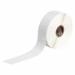 BRADY THT-59-492-2.5-SC Precut Label Roll, Rectangle, 1/2 x 1 Inch Size, 1 13/64 Inch Size, Polyester, White | CR8PLB 56KF92