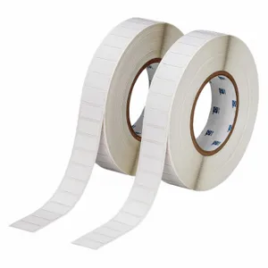 BRADY THT-59-728-10 Precut Label Roll, 1/2 Inch X 1 Inch, 1 13/64 Inch, Polyimide, White, 5000 Labels Per Roll | CP2JWM 20XX92