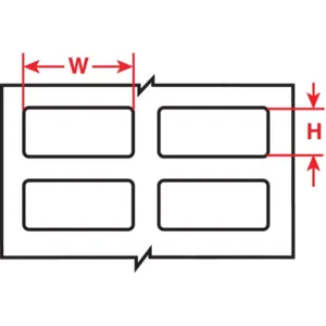 BRADY THT-6-449-3 Wire Marker Polypropylene | AH2UZP 30DV02