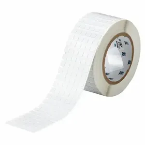 BRADY THT-71-727-20 Precut Label Roll, 3/16 Inch X 3/16 Inch, 2 25/64 Inch, Polyimide, White | CP2KFM 20XX76